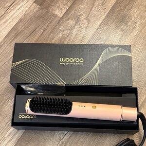 Pink Hair Straightening Brush